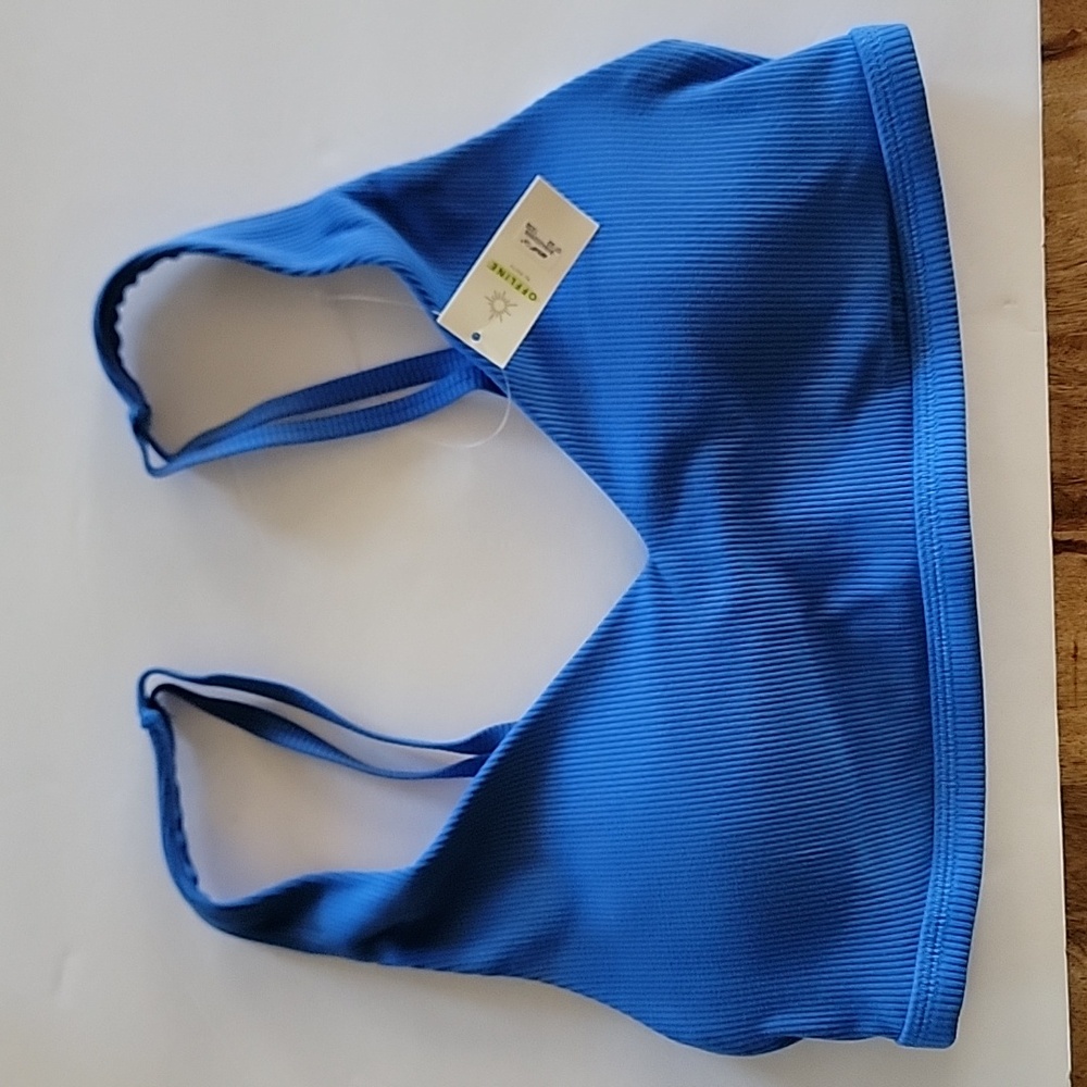Offline by aerie NWT blue sports bra size medium